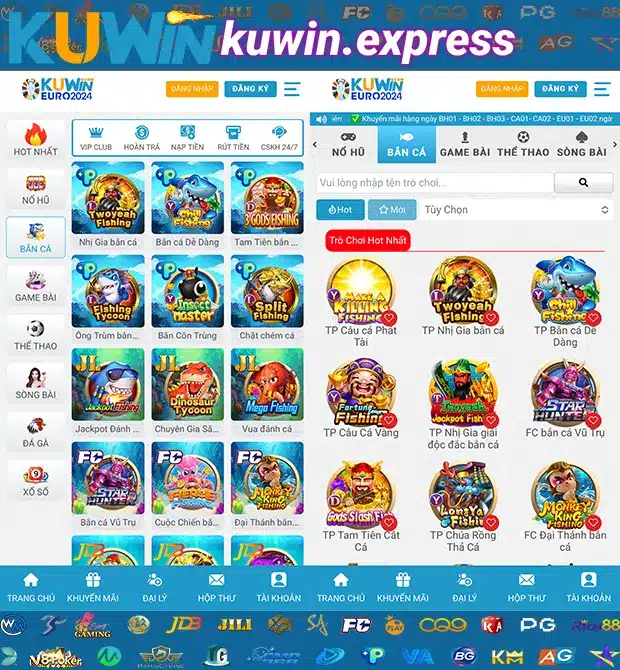 Game Bắn Cá KUWIN
