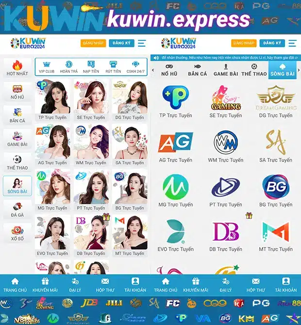 Live Casino Tại KUWIN