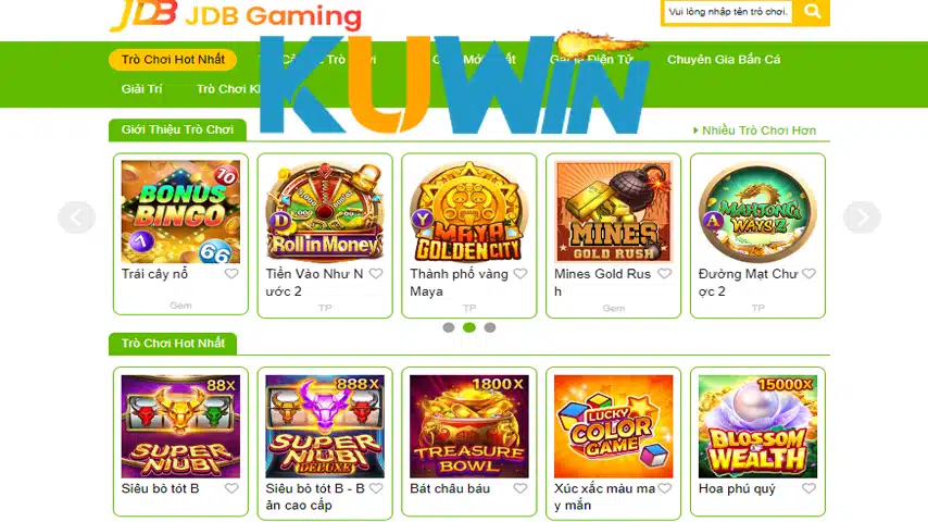 Nổ Hũ JDB KUWIN789